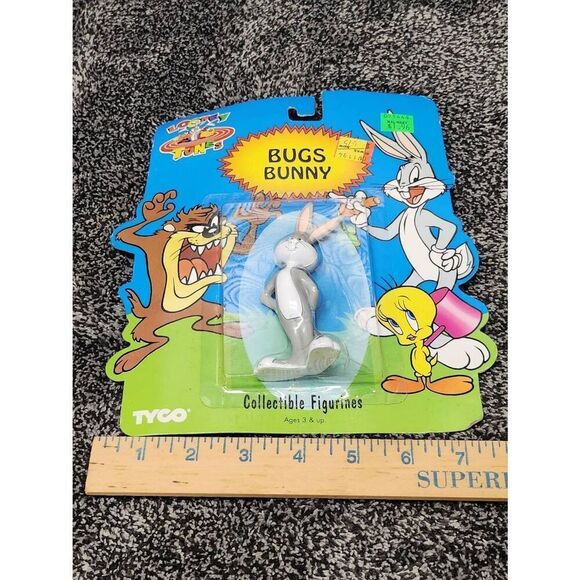 1994 Tyco Looney Tunes Bugs Bunny Figurine on Package #A90 - Picture 3 of 6